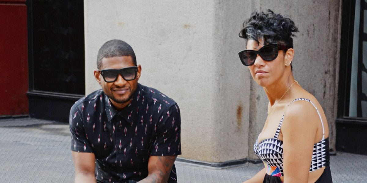 Usher en Grace Miguel