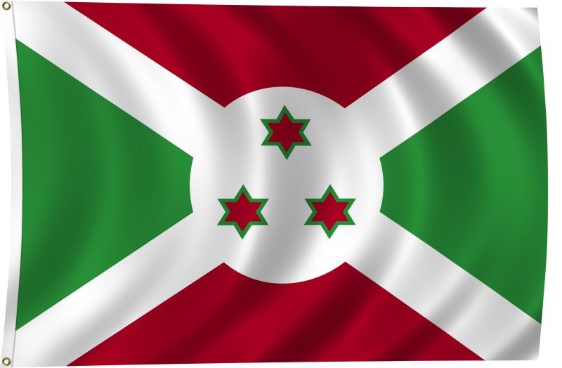 Flagget til Burundi