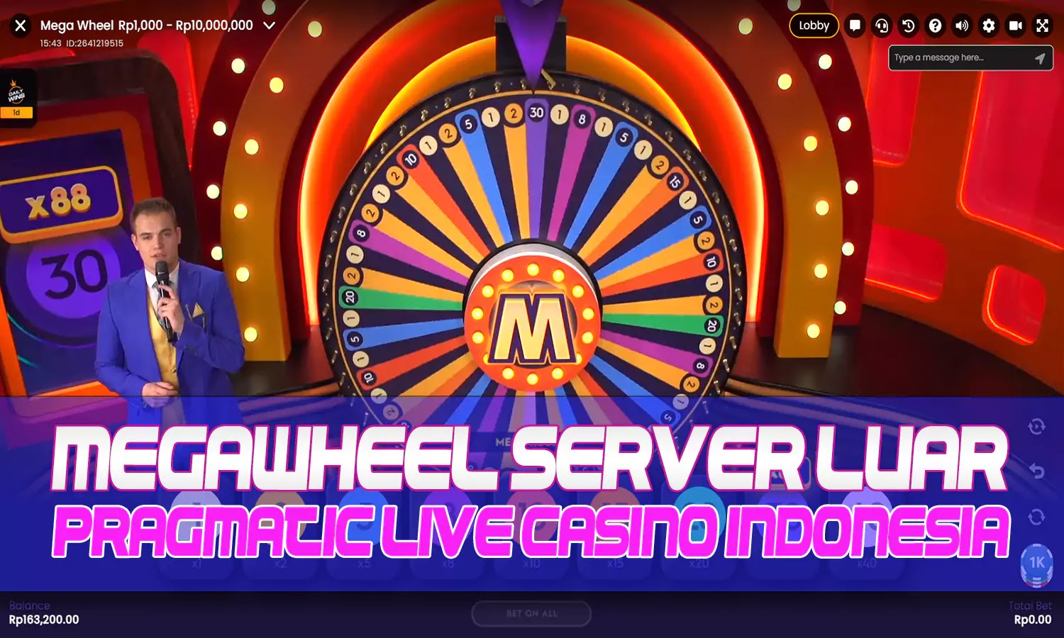 🎮Strategi & Rahasia Menang di Live Casino Pragmatic MEGA WHELL🚀